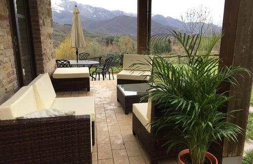 Casola in Lunigiana Villa | Villa in 2 Acres: Large Heated Private Pool; 360 deg. Stunning Views; Free WIFI