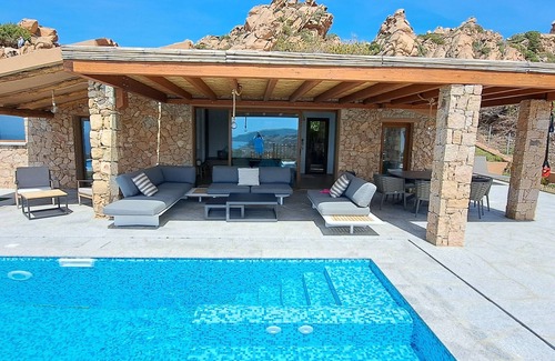Costa Paradiso Villa | Villa Rosa A Costa Paradiso vue mer Avec Piscine - Jacuzzi
