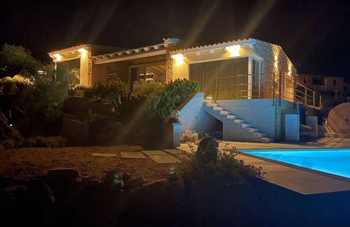 Trinita d'Agultu e Vignola Villa | Villa 'La Marinedda' with Sea View, Private Pool and Air Conditioning