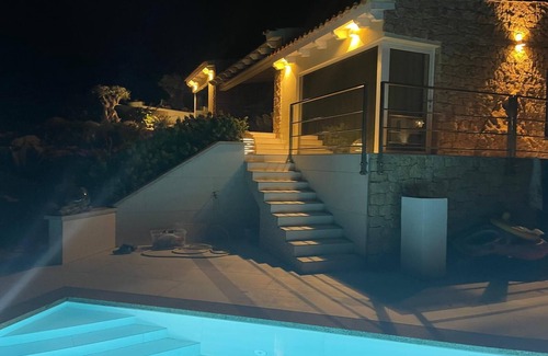 Trinita d'Agultu e Vignola Villa | Villa 'La Marinedda' with Sea View, Private Pool and Air Conditioning