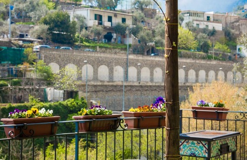 Montepertuso Villa | Villa Laura, amazing breakfast, private outdoor hot tub, Positano, Amalfi coast