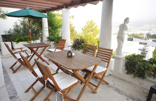 Bodrum City Center Villa | Villa Leila with Sea Breezes, Private Pool and Magnificent Sea Views
