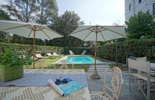 Montecatini Terme Apartment | Villa Lilli con piscina riscaldata