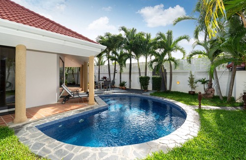 Ban Saiyuan Villa | Villa Luxe Piscine Privée 2 CH -1 Sdb-4/5 P-jardin Tropical-bbq-près des Plages