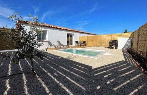 Puisserguier Villa | Villa Neuve Avec Piscine Privée Dans Petit Hameau Tres Calme