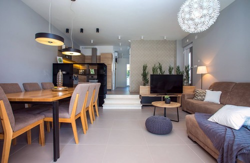 Kastel Stafilic Villa | VILLA PETRA heated pool, sauna, 5 en-suite bedrooms, 30m from sea,