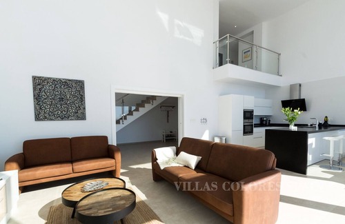 Salobrena Villa | Villa Royal, modern villa with private heated pool and sea view