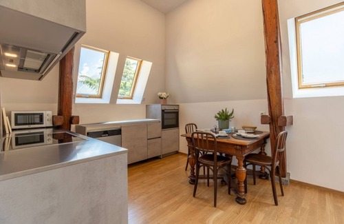 Merano Historic Center Apartment | Villa Stubai Penthouse Appartment in the heart of Merano