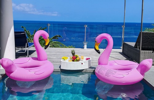 Grand Case Villa | Villa Sunset - Panoramic View - Direct access to the Beaches