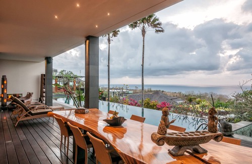 Kutuh Villa | Villa Tirta Kencana -7 Suites & Studios, Ocean View Cliff Top Luxury Pool Villa