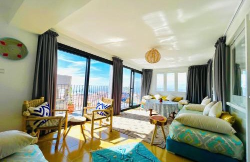 Tamraght Villa | Villa vue mer TAMRAGHT avec piscine et terrasses 15 lits