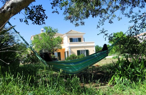 Olhao Villa | Villa with pool in the Algarve with Mediterranean permaculture garden and BBQ.