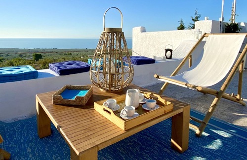 Monte Sant'Angelo Villa | Villa with sea view garden and olive trees
