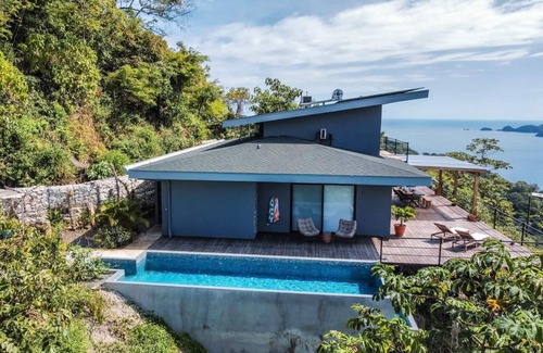 Paquera Villa | Villa with Stunning Isla Tortuga Ocean View, Near Curu Park & Ferry in Blue Zone