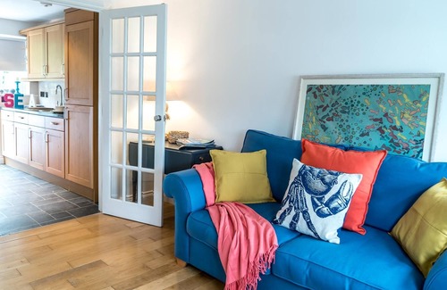 Shaldon House | Village property with parking and sunny enclosed courtyard garden