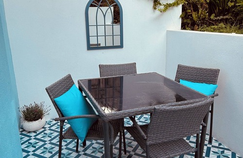 Shaldon House | Village property with parking and sunny enclosed courtyard garden