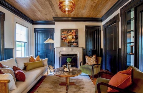 Town of Southold Town Bed & Breakfast | Vine + Sand-Southold, NY'S Newest B&B-Room 2-King Bed and Ensuite Bathroom With Rain Shower
