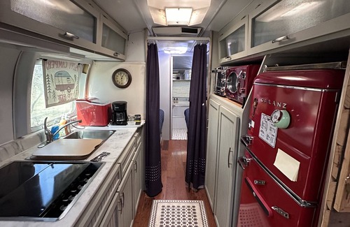 Fredericksburg House | Vintage Airstream tucked in Fredericksburg, Texas Hill country!