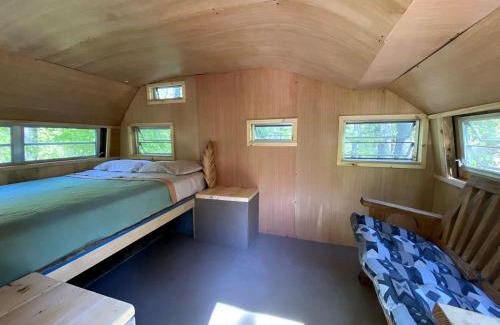 Chatham House | Vintage Camper Rental for Secluded Getaway in Chatham Hills, New Hampshire
