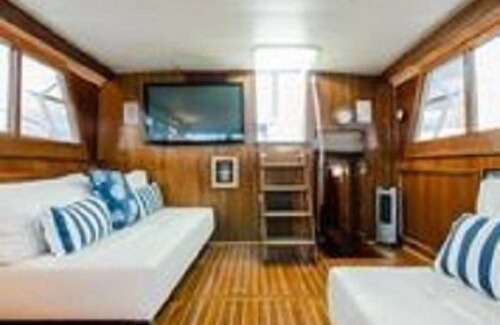 Downtown Charleston Boat Rental | Vintage Hatteras Yacht