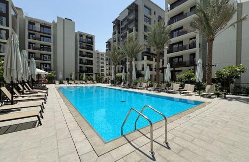 Madinat Zayed Apartment | Vogue Rosewater Two Bedroom Apartment at Dubai Creek Harbour with Balcony and access to Pool, Gym, Kids Area and Near Shopping