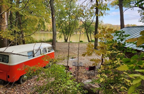 Colton Cabin | VW Bus Campsite & Very Small Cabin on the Water!