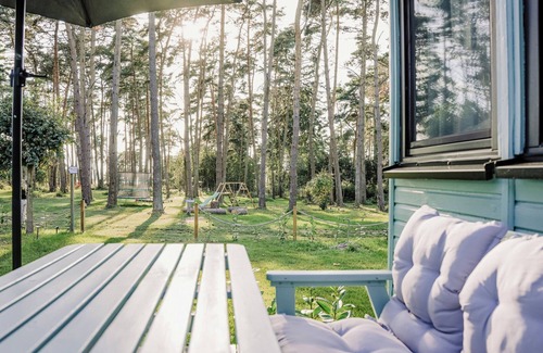 Luetow House | Waldhaus 2 mit Whirlpool - Ferienhäuser Insel Usedom - Direkt am Achterwasser!