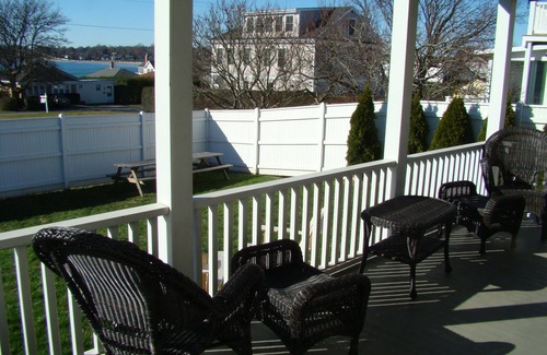 Easton's Point House | Walk to beach, 4BR, 2 full BA home, fenced yrd, covered porch