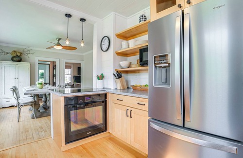 Charlevoix House | Walk to Dtwn: Cozy Home w/Fireplace in Charlevoix