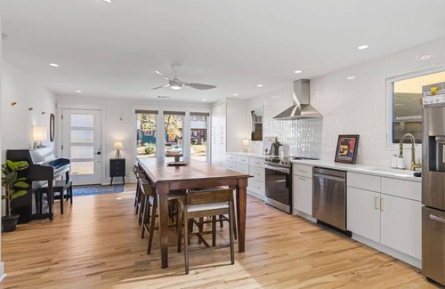 McFerrin Park House | Walk to Restaurants - Outdoor Patio with Grill & Fit Pit, 1 Mile to Stadium & Downtown