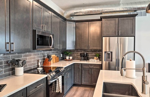 Downtown Lincoln Condo | Walk to UNL Campus: Dtwn Lincoln Loft Apt!