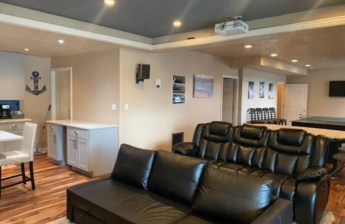 South Jordan Apartment | Walkout Basement Apt w/Waterslide, Hot Tub & Moren