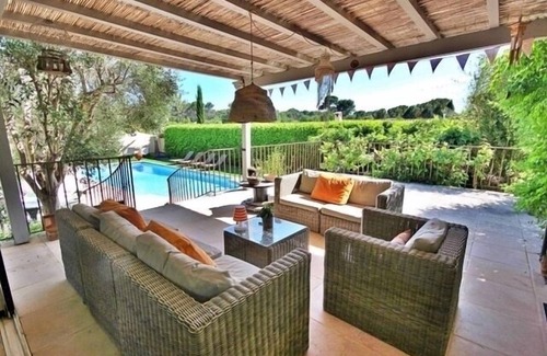 Mouans-Sartoux House | Warm summer Provencal villa, quiet, green, sunny, pisc/garden/jacu/petanque