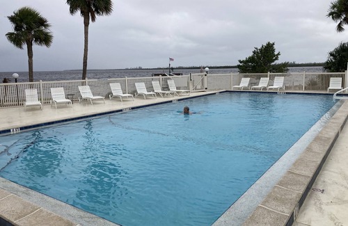 Port Charlotte Condo | Water view of Charlotte Harbor. 2 bed 2 bath walk up condo totally refurbished