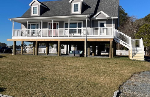 Ocean Pines House | Waterfront 4 Bedroom with Dock & Boat Ramp