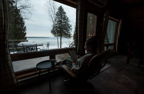 Ellison Bay Cabin | Waterfront A-frame: Vintage Charm, Modern Comfort