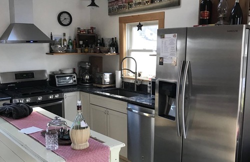 Belfast Cottage | Waterfront cottage with deep water dock, ocean front.