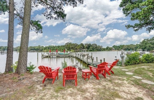 Wicomico Church House | WATERFRONT GETAWAY in KilmarnockVa with Tesla charger