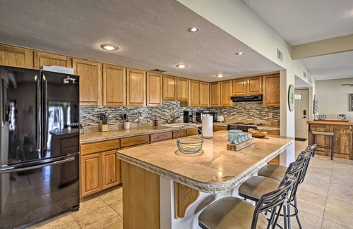 Parker Strip House | Waterfront Home in Parker w/Mtn Views & Dock!