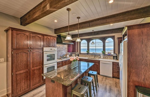 Port Angeles House | Waterfront Port Angeles Home w/Harbor Views