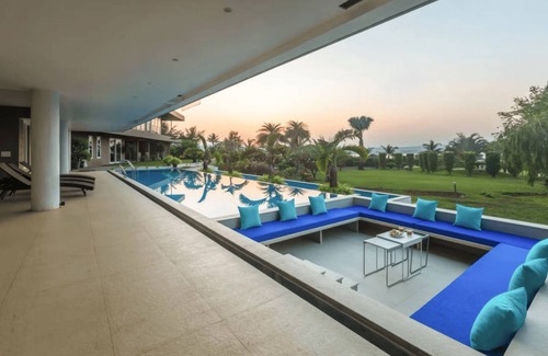 Gangavhare Villa | Waterville, Nashik by Ebony Stays | Luxury Villa in Nashik – 3BHK with Bonfire