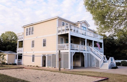 Sea Acres House | Welcome home! 4100 sq ft, Pool, Fully stocked house near Downtown Duck and ocean