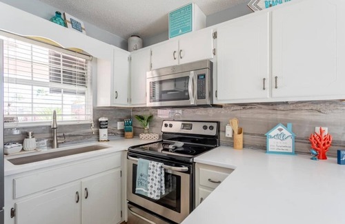 Gulf Lagoon Beach House | Welcome to Flamingo Vibes@PCB- Only 1 block from Rick Seltzer Beach Access Park!