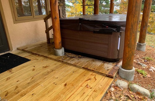 Hackensack Cabin | Welcome to Lakeside Haven on Webb Lake, surrounded by towering pines!
