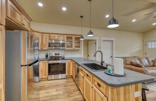 Rockerville Condo | Welcome to your tranquil Rapid City retreat! Tucked at the end of a quiet cul-de-sac, our single-level home gives riders and roamers a calm base only minutes from downtown, the Black Hills and famous scenic routes.
