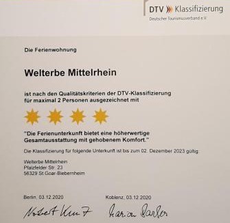 Biebernheim Apartment | Welterbe Mittelrhein