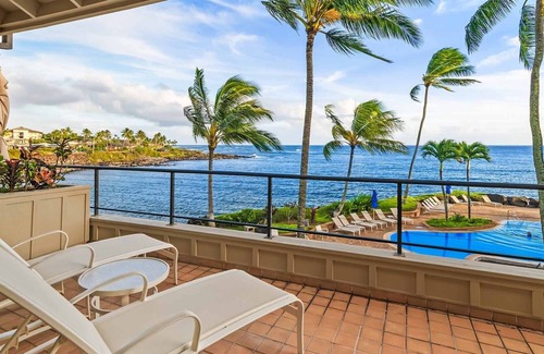 Poipu Condo | Whalers Cove #221 By Parrish Kauai: vast ocean view in this premier condo, steps