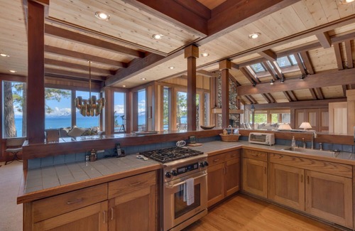 Tahoe City House | Whispering Pines by Tahoe Getaways - Lakefront w/Private Pier, Buoy w Pool Table, Fireplace