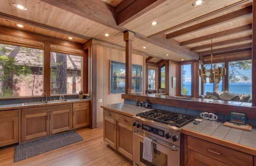 Tahoe City House | Whispering Pines by Tahoe Getaways - Lakefront w/Private Pier, Buoy w Pool Table, Fireplace