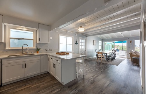 Sunset Beach House | Whole Beachfront House - New Remodel - Views, Spa + Deck